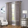 American and European Styles Chevron Wave Blackout Window Curtains for Bedroom