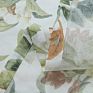American Style Sheer Window Panel Floral Printing Voile Curtain Fabric Kitchen Curtains