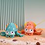 Amphibious Water Pull Wind up Toys Walking Octopus Bath Toys for Kids