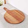 and Price 14Inch round Acacia Wood Handle Pizza Board