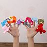 Animal Finger Puppet Soft Plush Toys Child Baby Favor Dolls Tell Story Props Boys Girls Rabbit Finger Puppets