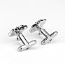 Antique Silver Medical Symbol Caduceus Cufflinks Doctors Cuff Links Gifts