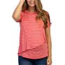 Arrivals Women's Maternity Tops Nursing Clothes Striped Breastfeeding T-Shirt
