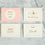 Artilady Print Business Wedding Pink Thank You Card Greeting Card Happy Birthday Card