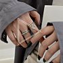 Aug Jewelry Mixed Mixed Batch Optional 925 Silver Female Old Vintage Jewelry, Opening Adjustable Thai Silver Ring