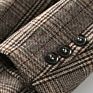 Autumn and Loose Casual Coat Women's Plaid Small Suit Coat