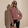 Autumn and Women's Foreign Trade Long-Sleeved T-Shirt Loose Long-Sleeved Sweater