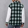 Autumn Plaid Jacket Women Fleece Jacket Plush Coat Ladies Checkered Jackets for Women Coat Warm Overshirt