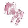 Autumn Sweater Kids Clothes Tie-Dye Long-Sleeved Trousers Girls Boys Baby Sports Suits