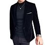 Autumn Wedding Dress Coat Mens Blazer Jacket Casual Suit Business Velvet Slim Fit Jackets Mens Blazers Homme Casual Man Suits