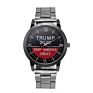 B1710 President Donald Trump Keep America Great Men Watch Business Stainless Steel Belt Quartz Wristwatch Trump Watch