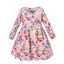 Baby Flower Girl Dresses Boho Cotton Long Sleeve Printing Kids Frocks Party Wear Girls Dress Children Clothes