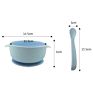 Baby Silicone Bowl Spoon with Lid Baby Feeding Tableware Suction Cup Food Supplement Silicone Bowl Set