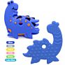 Baby Teether Bpa Food Grade Teething Teether Toy Animal Shape Baby Squirrel Elephant Teether Diy Customized Silicone Beads