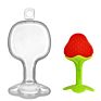 baby teether fruit silicone/ silicon babi teether/ rubber baby teether
