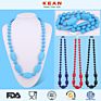 Baltic Amber Teething Necklaces&Non-Toxic Style Nursing Necklace Amber&Food Grade Silicone Beads Jewelry Sets