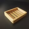 Bamboo Soap Dishes Drainable Soap Holder Bar Soap Dish Tray for Shower Bathroom