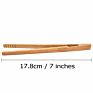 Bamboo Wooden 2-Pack 9.5-Inch Bamboo Kitchen Tongs Toast Tongs Bamboo Wood Food Tongs