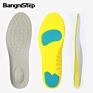 Bangni Black Blue Soft Inner Sole Shock Absorption Basketball Insoles Pu Sports Shoe Inserts