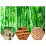Bath Mat Teak Wood Bath Mat Feet Shower Floor Natural Bamboo Non Slip Large