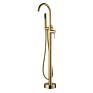 Bathroom Fittings Brass Floor Mounted Faucet for Freestanding Bathtub