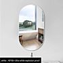 Bathroom Mirror Light Luxury Oval Mirror Wall Hanging Decorative Mirror