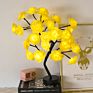Battery Powered Flower Rose Night Light Rose Tree Table Lamp Flower Light for Home Bedroom Desk Valentine Wedding Decoration