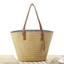 Beach Oversize Straw Bag Hand Woven One Shoulder Straw Beach Tote Bag with Tassel