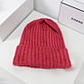 Beanie for Women Hat Knitted Acrylic Wool Hat Warm Cotton Bonnet Cap Female Hats for Girl