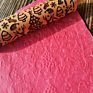 Beech Wood Embossed Rolling Pin Baking Cookies Noodle Biscuit Fondant Cake Cute Dough Pattern Wooden Laser Engraved Rolling Pin