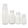 Beverage Glass Bottle Design Milk Bottle 200Ml 250Ml 500Ml 1000Ml Fresh Milk Bottle Glass with Lid