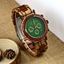 Bewell Newest Luxury Handmade Watch Quartz Chronograph Watch Engraved Wooden Watches Men Wrist