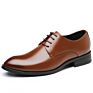 Big Size Classic Men Patent Leather Black Wedding Dress Shoes Lace up Oxford Shoes Man Pointed Toe Formal Shoes