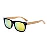 Black Frame Wood Luxury Gafas De Sol Italy Design