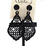 Wood Earrings Hanging