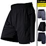 Blank Pure Dash Athleisure Gym Sport Wear Pants Men Running Shorts