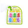 Blister Card Packing Coloring Set Pack 6Pcs Animal Series 3D Duck Crayons