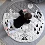 Blush Pink Rose Flower Shabby Chic Playmat Tummy Time Baby and Infant Play Mat