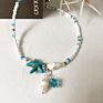 Bohemian Anklets for Women Pearl Ankle Bracelets Set Boho Layered Beach Adjustable Chain Starfish Anklet Foot Jewelry