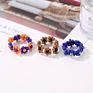 Bohemian Candy Color Resin Beads Finger Rings for Women Bijoux Elastic Stretch Finger Rings Jewelry (Kr079)