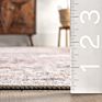 Bohemian Medallion Nevaeh Machine Washable Persian Microfiber Area Rug