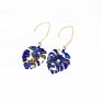 Boho Leaf Dangle Leopard Acrylic Earrings Dainty Resin Geometry Drop Acetate Earrings for Women