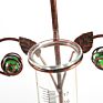 Bronze Hummingbird Garden Decoration Rain Gauge for Garden Decoration