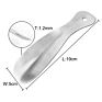 Bsci Metal Shoe Horn Stainless Steel Silver Shoe Horn Customize Acceptance