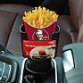 Car Center Console Organizer Pp Car French Fries Phone Holder Organizer Pocket Seat Side Storage Box