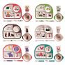 Cartoon Bamboo Fiber Plates Set Dinnerware Tableware Bambu Fibre Dinner Set for Kids