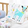 Cartoon Printing 100% Organic Cotton Muslin Baby Swaddle Blanket