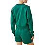 Casual Solid Color Crop Top and Shorts Loose 2 Piece Set Sport Female Tracksuits Buttons for Clothes