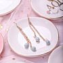 Ceramic Pink White Jewelry Tray Ring Dish Oval Shape with Gold Rim Decorative Trinket Plate Jewelry Organizer Dish Ring Holder