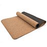 Certified Fitness Anti-Slip Thick 5Mm Cork Yoga Mat Tpe Natural